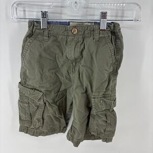 Lucky Brand Kid's Green Adjustable Waist Mid Rise Cargo Shorts Size Large